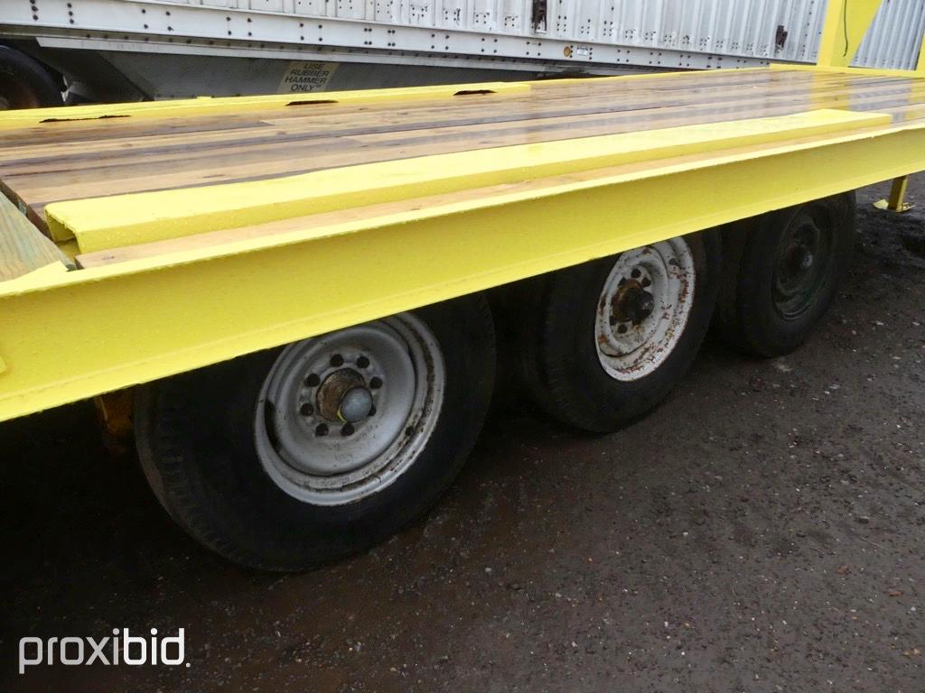 1978 KING GOOSENECK FLATBED TRAILER