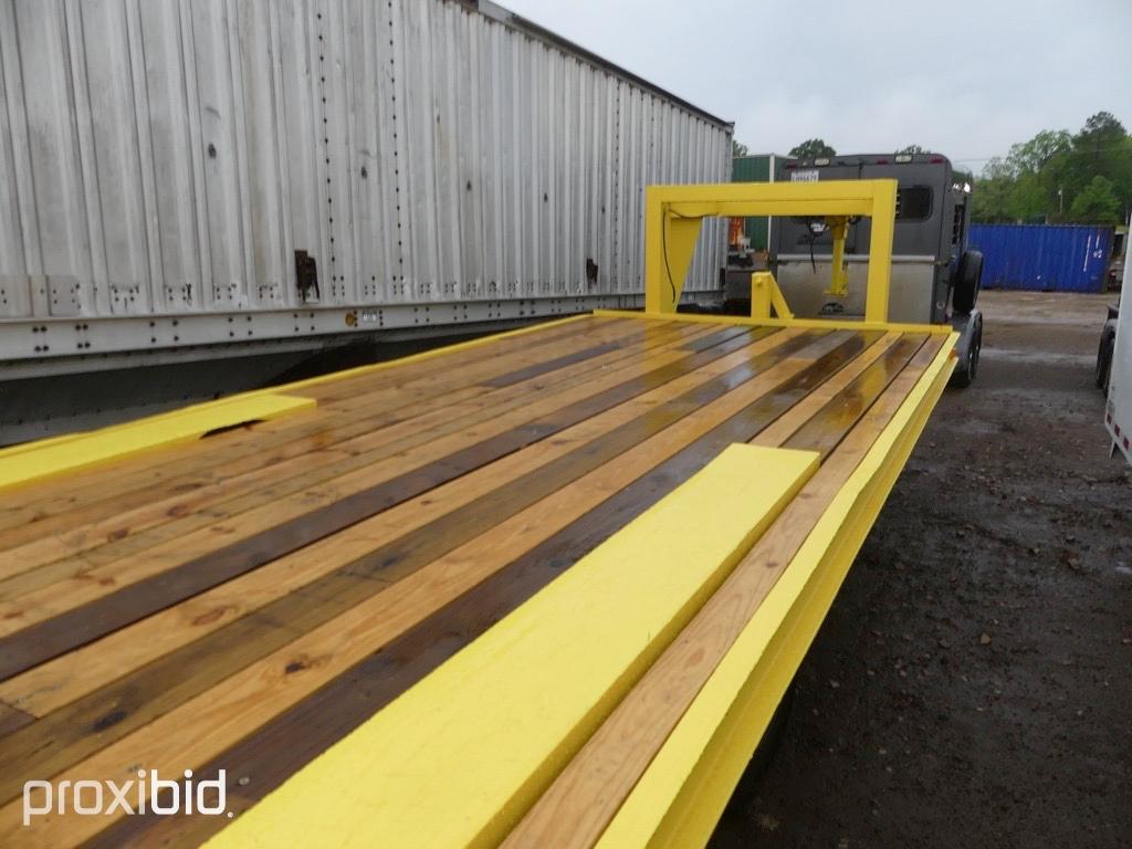 1978 KING GOOSENECK FLATBED TRAILER