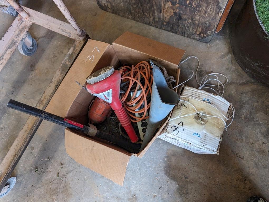 BOX OF MISC & BOX OF STRING