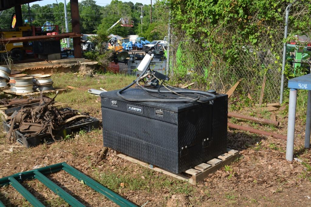 FUEL TANK TOOL BOX  COMBO W/PUMP