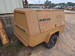 INGERSOLL RAND 100 AIR COMPRESSOR ON TRAILER