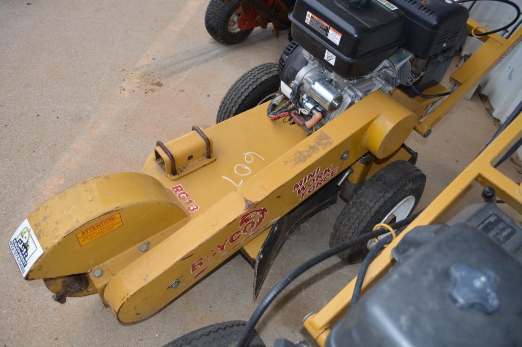 RAYCO RG13 WALK BEHIND STUMP GRINDER