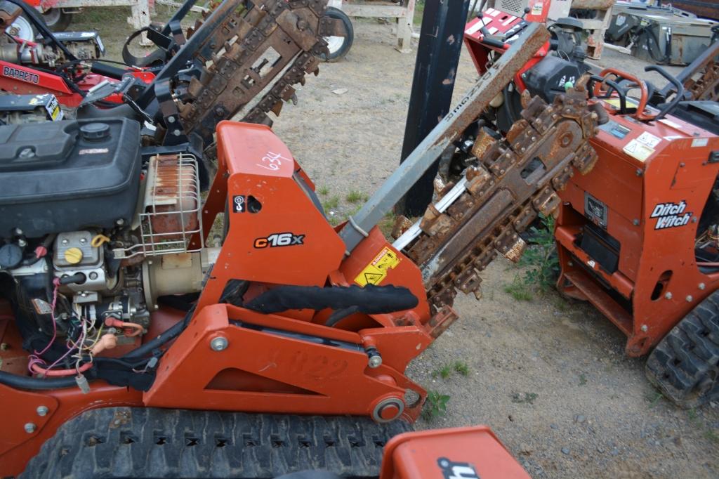 2018 DITCHWITCH C16X WALK BEHIND TRENCHER