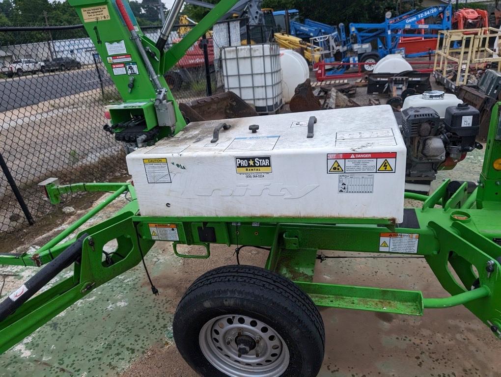 NIFTY TM34T MANLIFT ON TRAILER