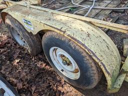 BUMPER TRAILER W/STEAM CLEANER PRESSURE WASHER