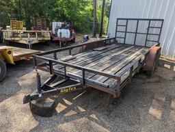 BIG TEX BUMPER TRAILER, 16FT W/TAILGATE