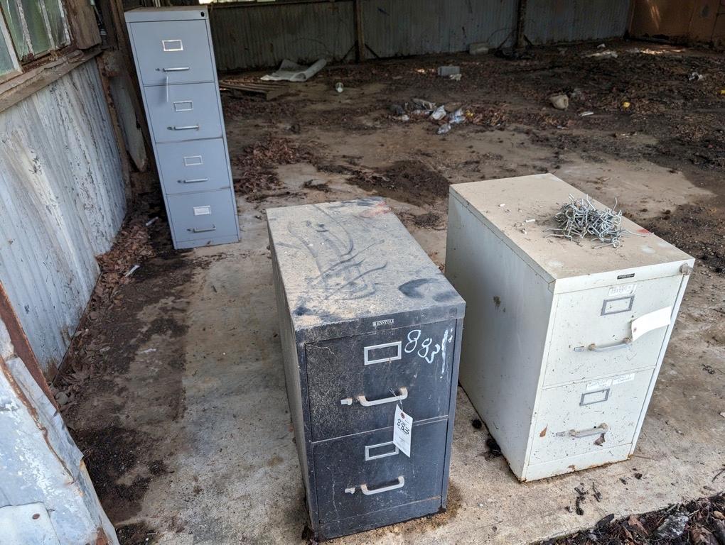 3 FILING CABINETS