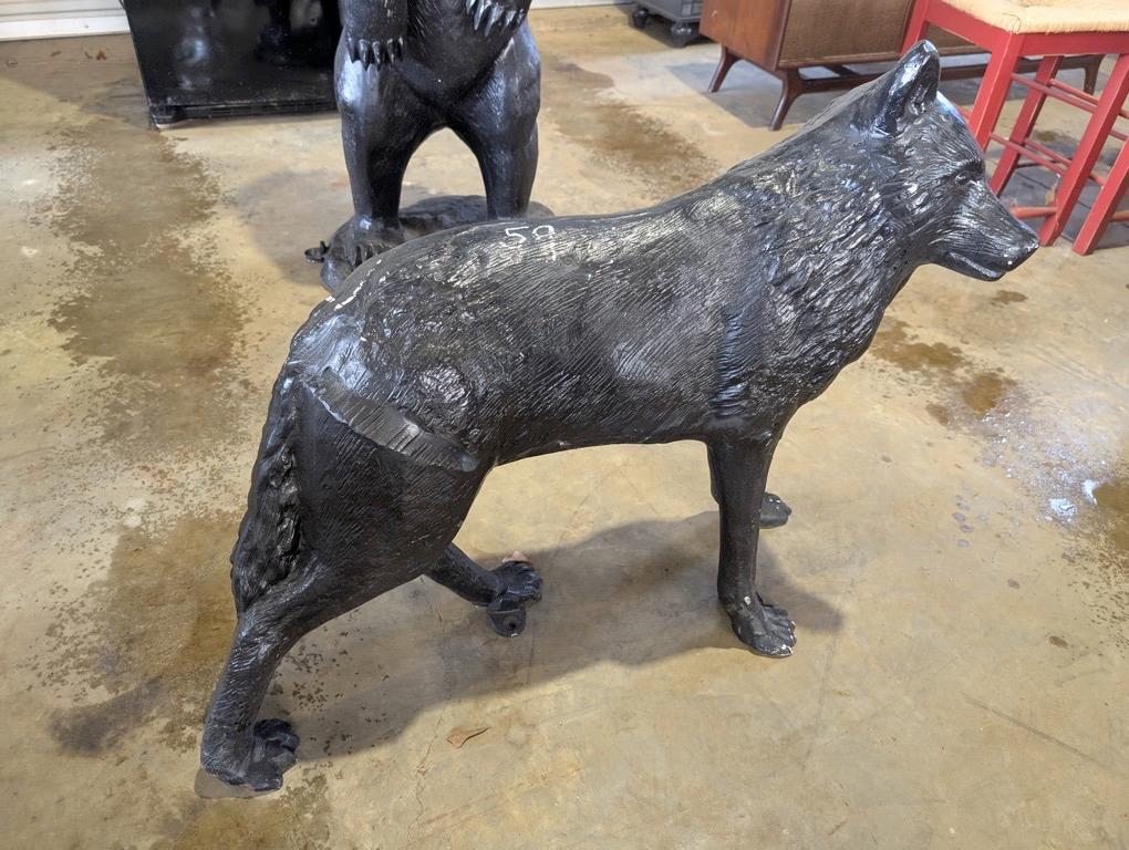 WOLF STATUE