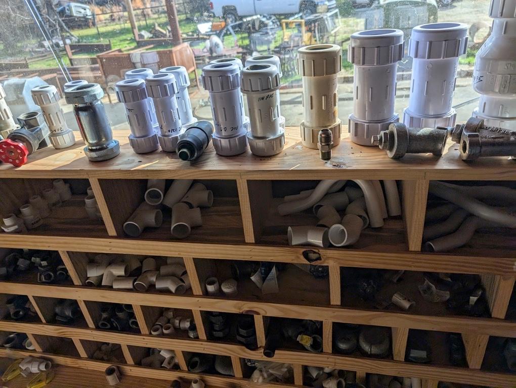 10FT LONG SHELF ORGANIZER, 90 HOLE
