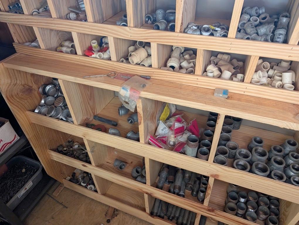 10FT LONG SHELF ORGANIZER, 90 HOLE