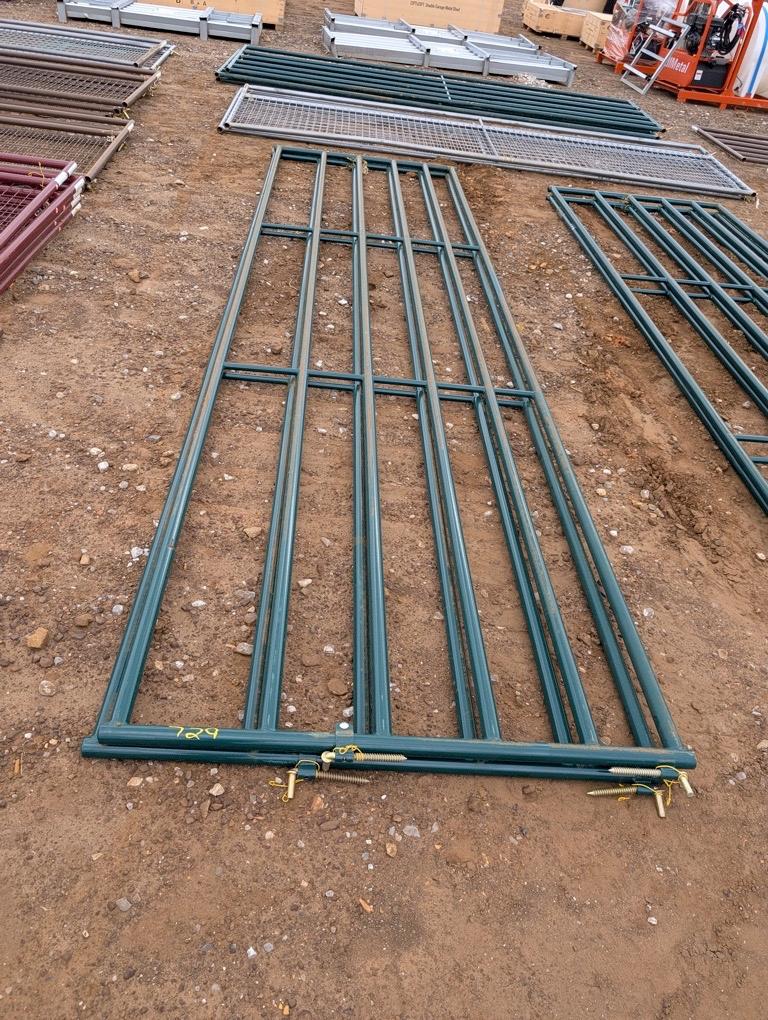 (2) NEW 16FT PRIEFERT GATES, GREEN