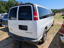 2004 CHEVY 3500 EXPRESS 15 PASSENGER VAN, 185K