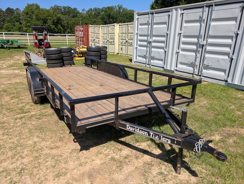 2025 DAVIDSON 83IN X 18FT BUMPER TRAILER W/ MSO,