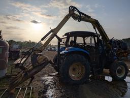 NEW HOLLAND TS115A TRACTOR, CAB, 4X4, 3PH