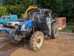NEW HOLLAND TS115A TRACTOR, CAB, 4X4, 3PH