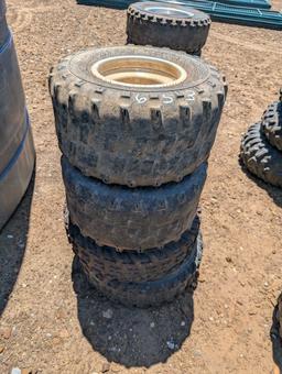 (4) FOUR WHEELER TIRES