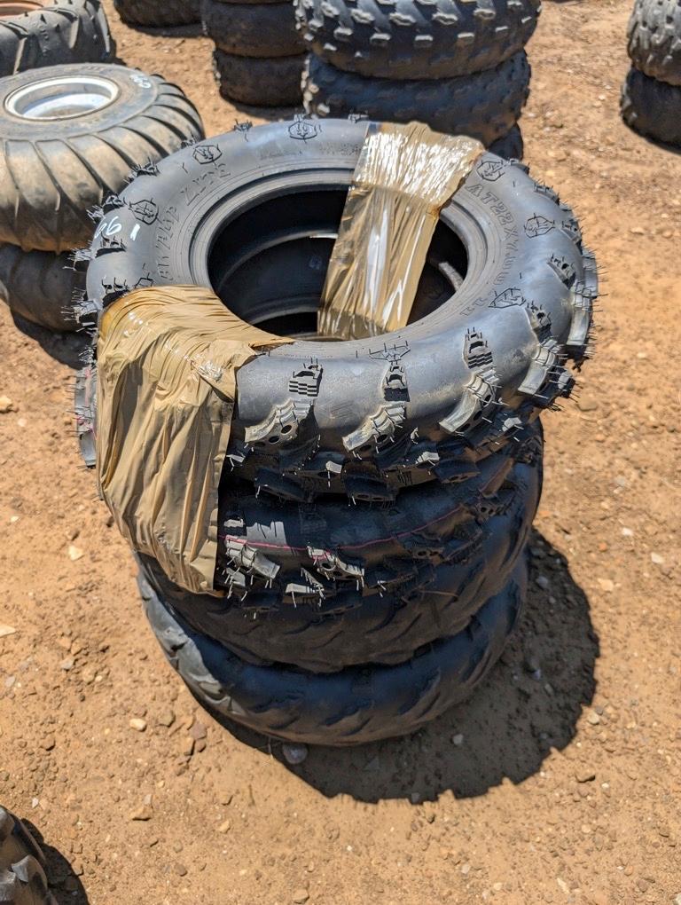 (4) FOUR WHEELER TIRES