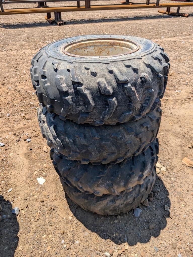 (4) FOUR WHEELER TIRES