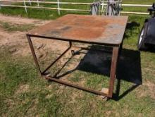 METAL SHOP TABLE