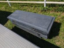 BLACK ALUMINUM TOOL BOX