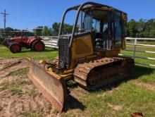 JOHN DEERE 550J DOZER, CAB/AIR, 4089 HOURS
