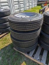 (4) NEW ST 215/75R17.5 TIRES