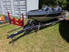2009 TRITON 18X3 PRO BOAT ON MARINE MASTER TRAILER