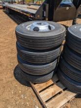 4 NEW 235/80R16 TIRES ON DUAL RIMS