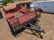 BUMPER PULL TRAILER, NO TITLE