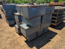 PALLET W/METAL BOXES