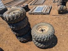 (6) FOUR WHEELER TIRES
