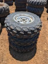 (3) FOUR WHEELER TIRES