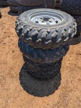 (4) FOUR WHEELER TIRES