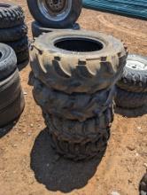 (4) FOUR WHEELER TIRES