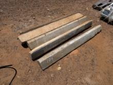 5 CONCRETE PARKING BLOCKS