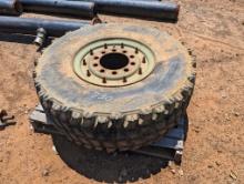 395/85R20 TIRE ON RIM