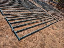 NEW GREEN PRIEFERT 14FT GATE