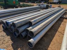 (20) 10 INCH X 28FT ALUMINUM IRRIGATION PIPE