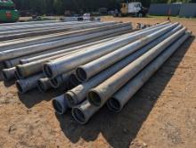 (20) 10 INCH X 28FT ALUMINUM IRRIGATION PIPE