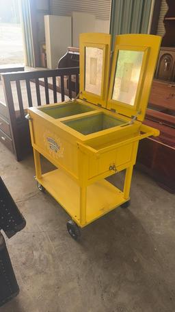 TWISTED TEA COOLER ON WHEELS