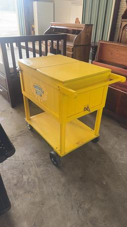 TWISTED TEA COOLER ON WHEELS