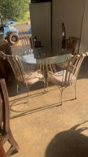 PATIO TABLE W/ 4 CHAIRS