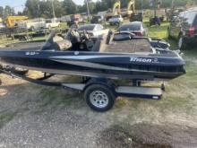2009 TRITON 18X3 PRO BOAT ON TRITON TRAILER