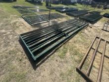 3 NEW PRIEFERT 16FT GATES, GREEN