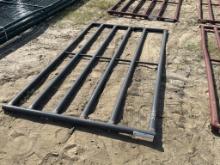 PRIEFERT HEAVY DUTY 8FT GATE, GRAY