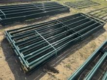 5 NEW PRIEFERT 12FT GATES, GREEN