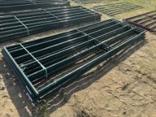 5 NEW PRIEFERT 12FT GATES, GREEN