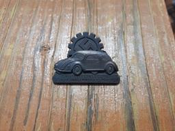 1938 Volkswagen Nazi Germany Car Plant Opening Pin