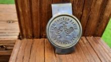 Brass The Chicken Ranch La Grange Texas Money Clip Brothel Cat House