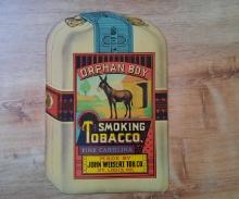 Orphan Boy Smoking Tobacco Fine Carolina Donkey St Louis MO Advertising Sign